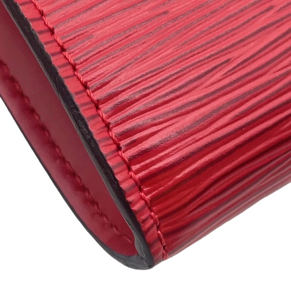 Louis Vuitton NWOT Castillan Red Epi Pochette Acessoires wBox AR1010 NEW - Picture 6 of 16